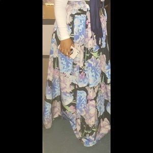 Eliza J. Floral Maxi skirt. Worn once. Size 14.